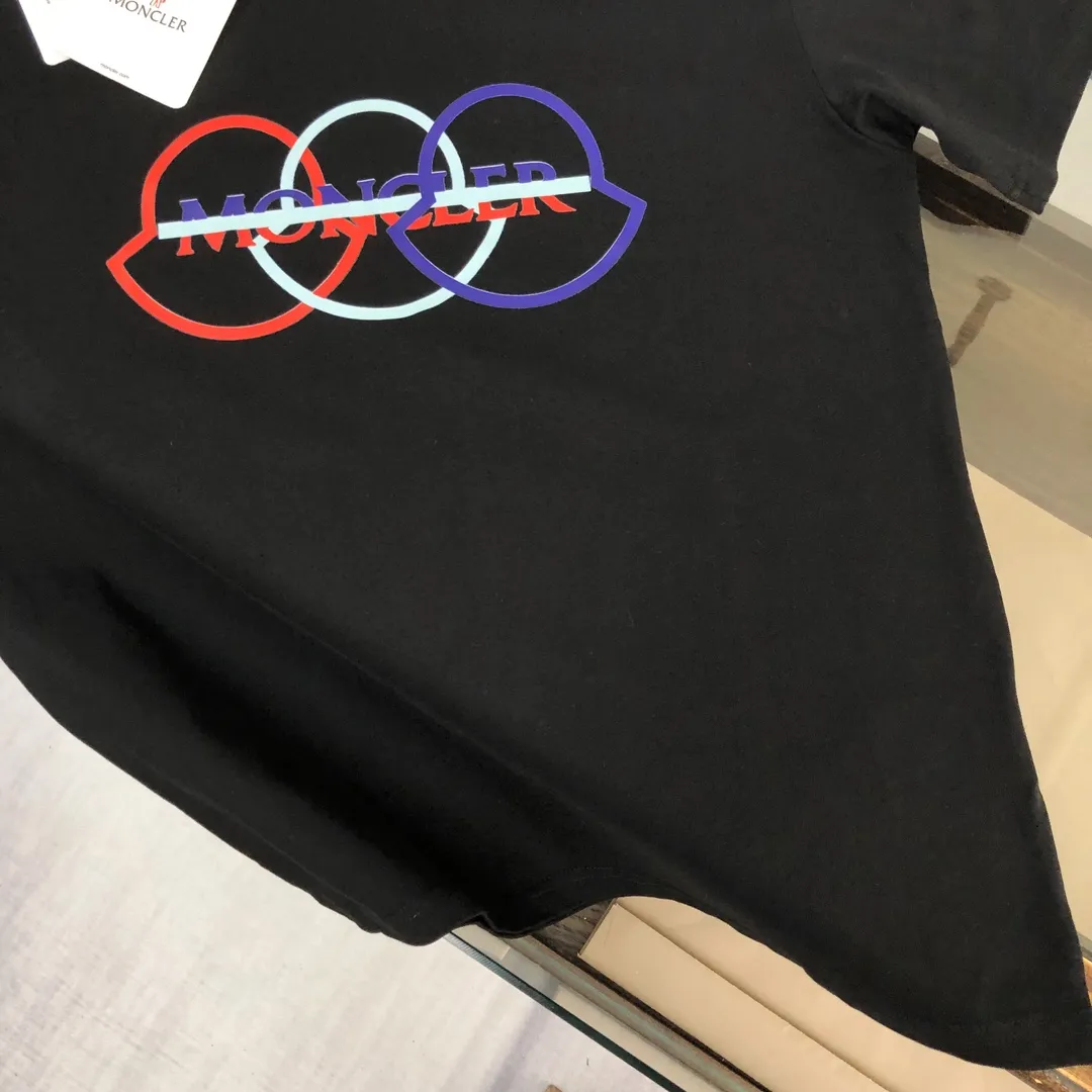 MON*CLER New Arrival T ～ logo ～ Breathable， ， ， ！ ， ， ！！！ ：Black White Sizes：M-XXXL